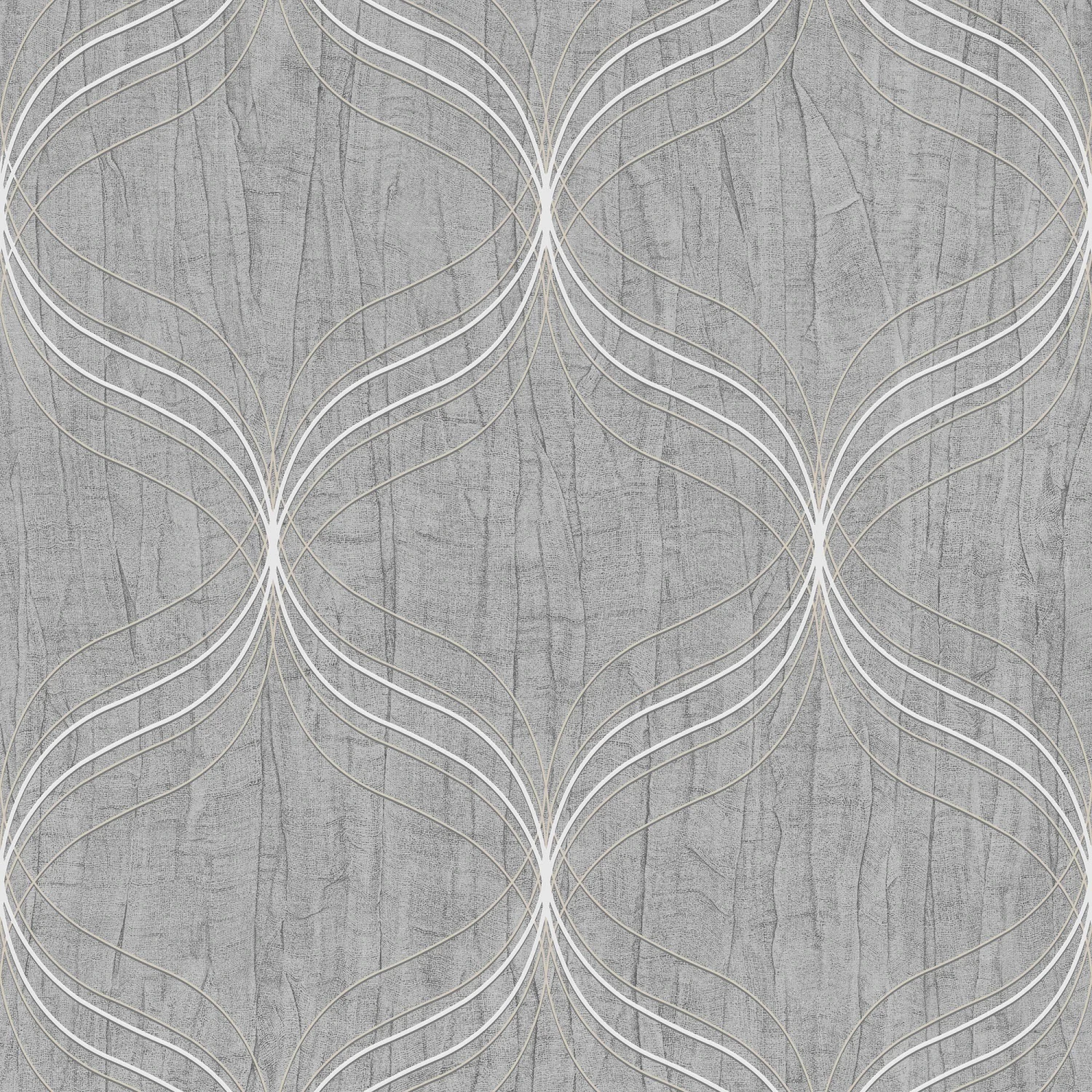 Boutique Optical Grey Geometric Textured Wallpaper 4 Boutique Optical Grey Geometric Textured Wallpaper - Image 2