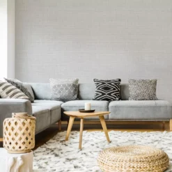 Boutique Royal Silk Silver Effect Textured Wallpaper -Rust-Oleum Shop boutique royal silk silver effect textured wallpaper5011583444674 02i bq