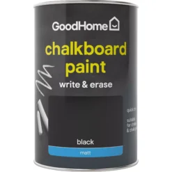 Rust-Oleum Shop -Rust-Oleum Shop colours black matt chalkboard paint 1l3663602122074 02c