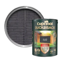Cuprinol 5 Year Ducksback Silver Copse Matt Fence & Shed Treatment, 5L