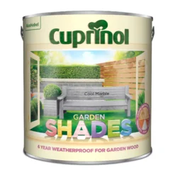 Cuprinol Garden Shades Cool Marble Matt Garden Paint, 2.5L Tin -Rust-Oleum Shop cuprinol garden shades cool marble matt garden paint 2 5l tin5010212647288 08c bq