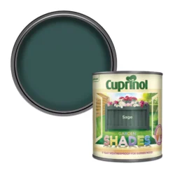 Cuprinol Garden Shades Sage Matt Multi-surface Exterior Wood Paint, 1L