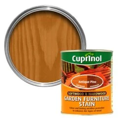 Cuprinol Softwood & Hardwood Antique Pine Furniture Wood Stain, 750ml