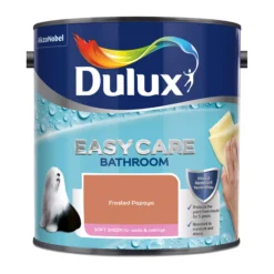 Dulux Easycare Bathroom Frosted Papaya Soft Sheen Wall Paint, 2.5L -Rust-Oleum Shop dulux easycare bathroom frosted papaya soft sheen wall paint 2 5l5010212668627 08c bq