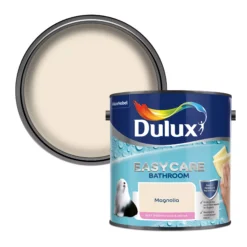 Dulux Easycare Bathroom Magnolia Soft Sheen Emulsion Paint, 2.5L