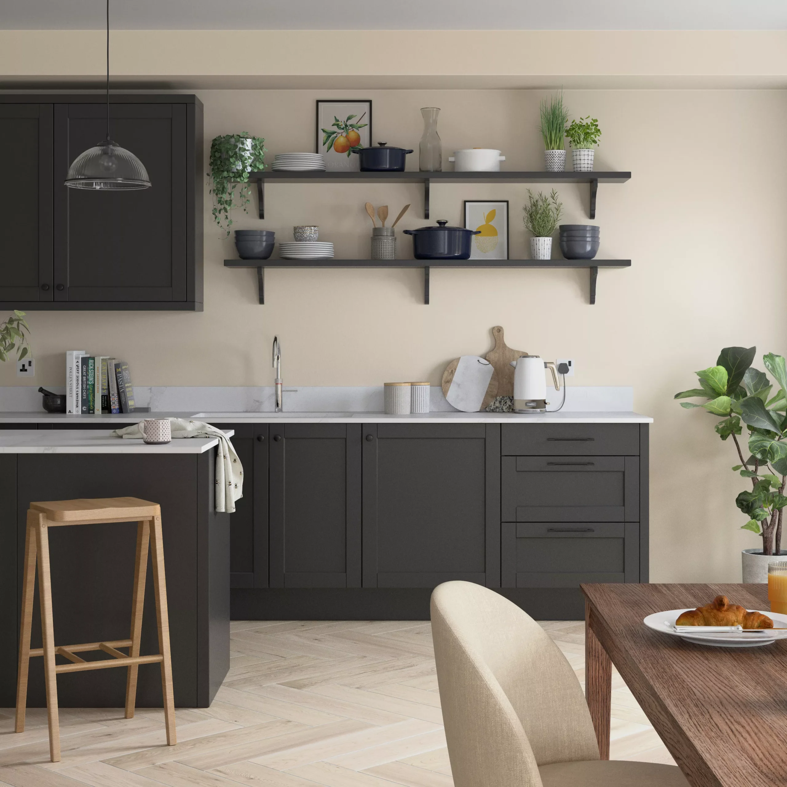 Dulux Easycare Bathroom Magnolia Soft Sheen Emulsion Paint, 2.5L 5 Dulux Easycare Bathroom Magnolia Soft Sheen Emulsion Paint, 2.5L - Image 3