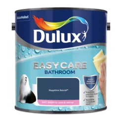 Dulux Easycare Bathroom Sapphire Salute Soft Sheen Wall Paint, 2.5L -Rust-Oleum Shop dulux easycare bathroom sapphire salute soft sheen wall paint 2 5l5010212668566 08c bq