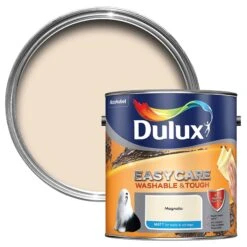 Dulux Easycare Magnolia Matt Emulsion Paint, 2.5L