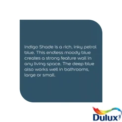 Dulux Easycare Washable & Tough Indigo Shade Matt Wall Paint, 2.5L -Rust-Oleum Shop dulux easycare washable tough indigo shade matt wall paint 2 5l5010212658529 36c bq