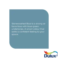 Dulux Easycare Washable & Tough Stonewashed Blue Matt Wall Paint, 2.5L -Rust-Oleum Shop dulux easycare washable tough stonewashed blue matt wall paint 2 5l5010212658611 36c bq