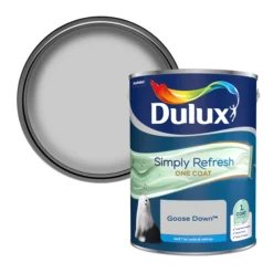 Dulux One Coat Goose Down Matt Emulsion Paint, 5L