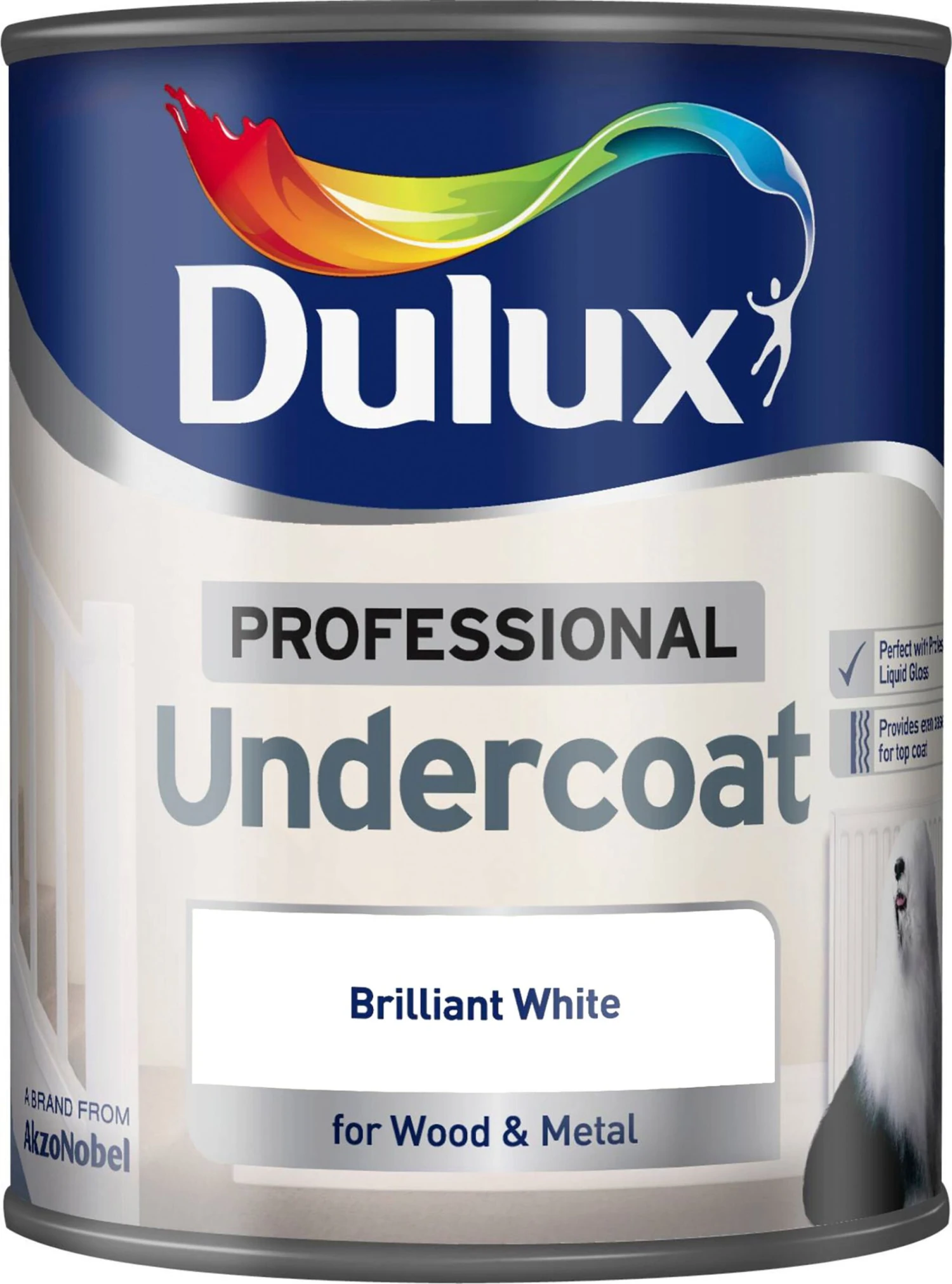 Dulux Professional White Undercoat, 750ml 4 Dulux Professional White Undercoat, 750ml - Image 2