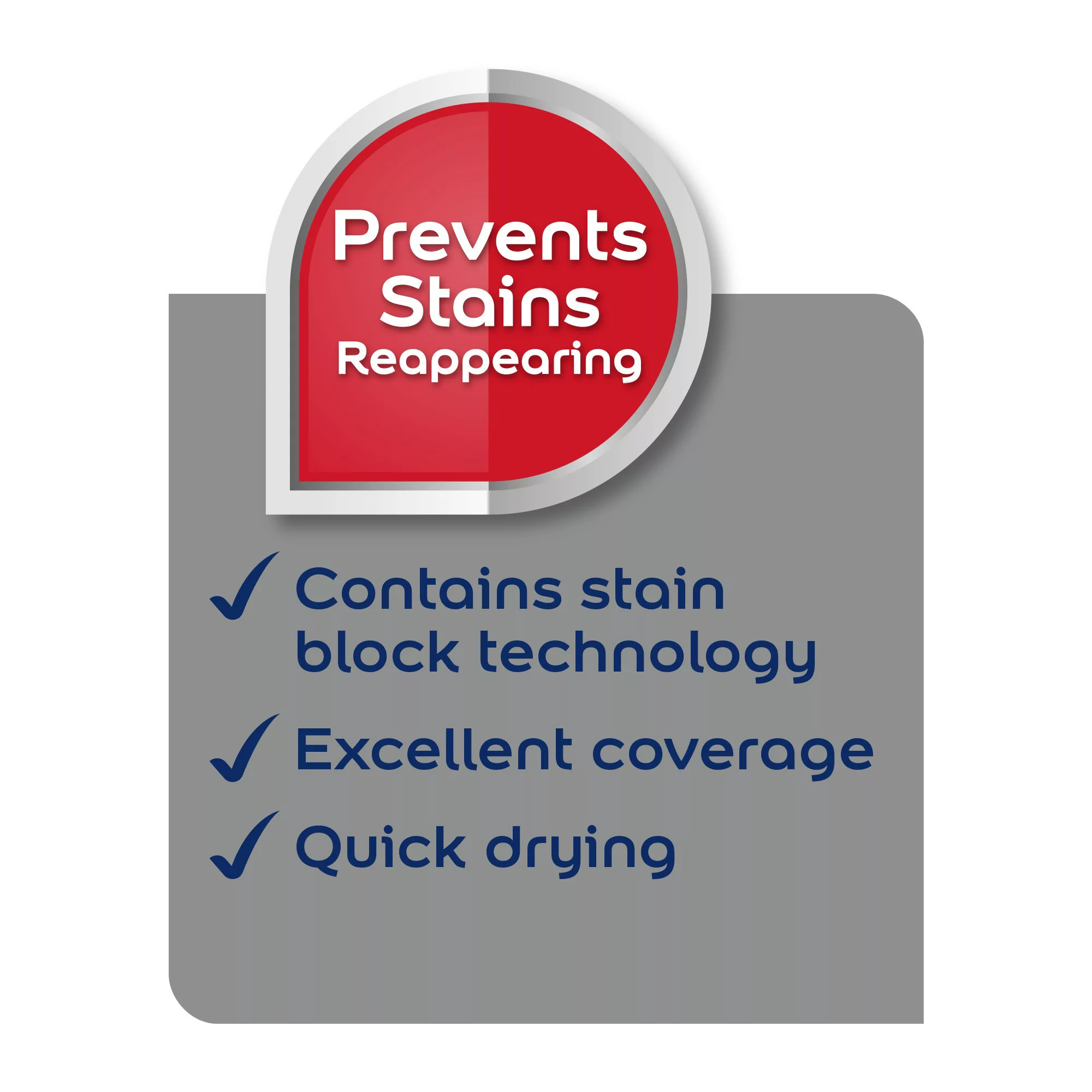 Dulux Stain Block White Primer & Undercoat, 2.5L 6 Dulux Stain Block White Primer & Undercoat, 2.5L - Image 4