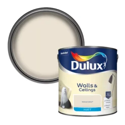 Dulux Walls & Ceilings Calico Matt Emulsion Paint, 2.5L