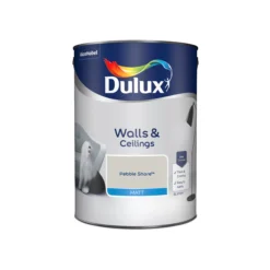 Dulux Walls & Ceilings Pebble Shore Matt Emulsion Paint, 5L -Rust-Oleum Shop dulux walls ceilings pebble shore matt emulsion paint 5l5010212647769 08c bq