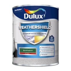 Dulux Weathershield Buckingham Green Gloss Exterior Metal & Wood Paint, 750ml 9 Dulux Weathershield Buckingham Green Gloss Exterior Metal & Wood Paint, 750ml -Rust-Oleum Shop dulux weathershield buckingham green gloss exterior metal wood paint 750ml5010212431153 08c bq