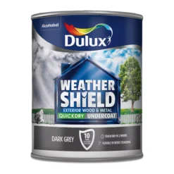 Dulux Weathershield Grey Metal & Wood Undercoat, 750ml -Rust-Oleum Shop dulux weathershield grey metal wood undercoat 750ml5010212451625 08c bq