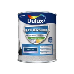Dulux Weathershield Oxford Blue Satinwood Exterior Metal & Wood Paint, 750ml -Rust-Oleum Shop dulux weathershield oxford blue satinwood exterior metal wood paint 750ml5010212556443 08c bq