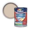 Dulux Weathershield Sandstone Smooth Matt Masonry Paint, 5L