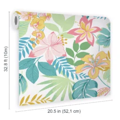 Envy So Exotic Day Floral Smooth Wallpaper 14 Envy So Exotic Day Floral Smooth Wallpaper -Rust-Oleum Shop envy so exotic day floral smooth wallpaper5011583531688 02t