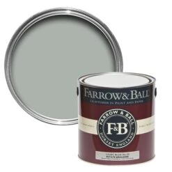 Farrow & Ball Estate Light Blue No.22 Matt Emulsion Paint, 2.5L
