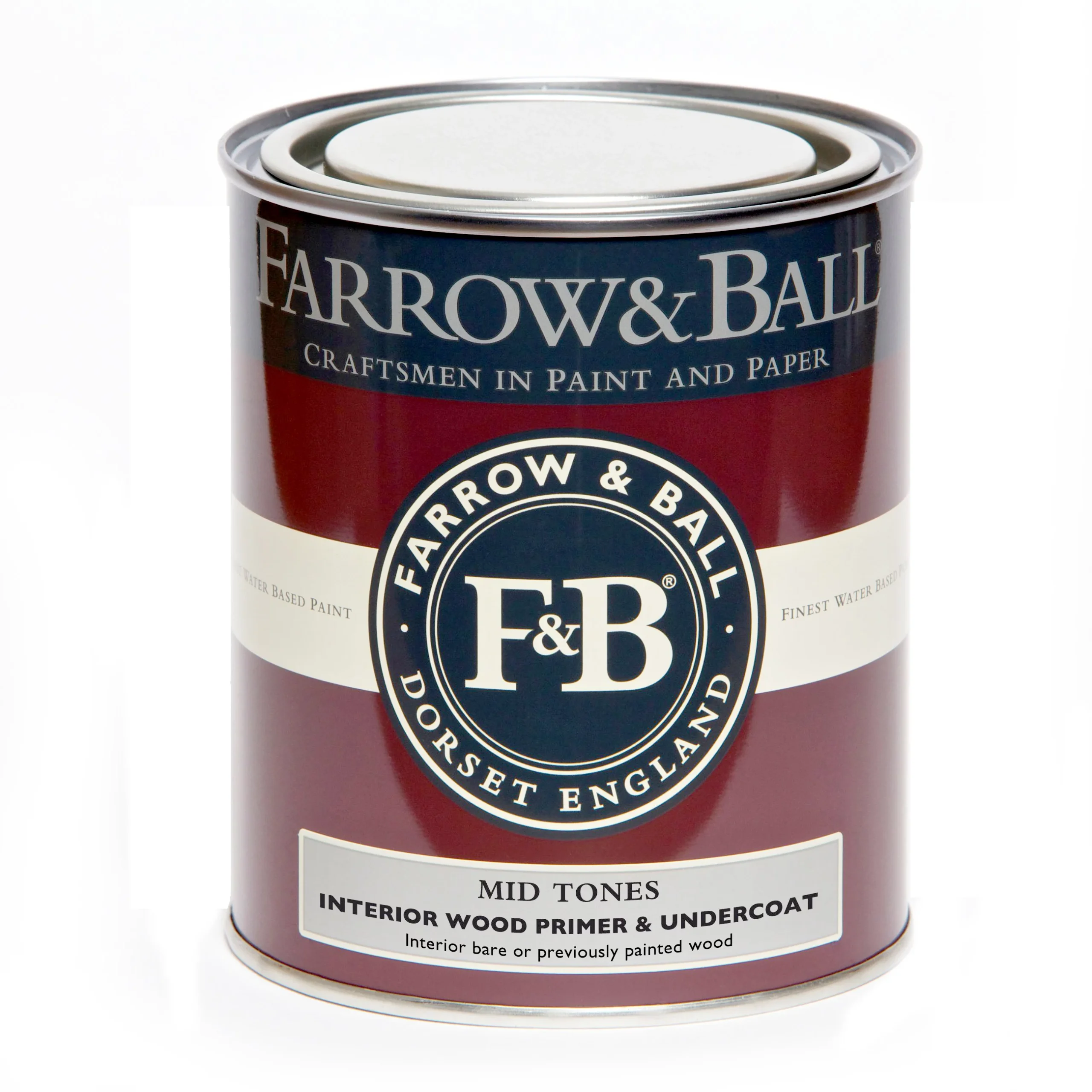 Farrow & Ball Mid Tones Wood Primer & Undercoat, 750ml 4 Farrow & Ball Mid Tones Wood Primer & Undercoat, 750ml - Image 2