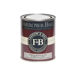 Farrow & Ball Paean Black No.294 Gloss Metal & Wood Paint, 750ml -Rust-Oleum Shop farrow ball paean black no 294 gloss metal wood paint 750ml5051836057947 08c bq