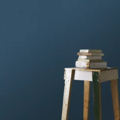 GoodHome Arceau Navy Fabric Effect Textured Wallpaper -Rust-Oleum Shop goodhome arceau navy fabric effect textured wallpaper5059340408620 21i