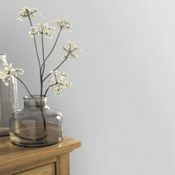 GoodHome Aune Light Grey Textured Wallpaper -Rust-Oleum Shop goodhome aune light grey textured wallpaper3663602558651 01i bq