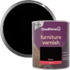 GoodHome Black Gloss Multi-surface Furniture Wood Varnish, 750ml -Rust-Oleum Shop goodhome black gloss multi surface furniture wood varnish 750ml5059340486932 21c