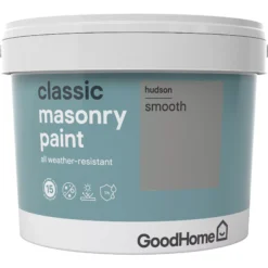 GoodHome Classic Hudson Smooth Matt Masonry Paint, 10L -Rust-Oleum Shop goodhome classic hudson smooth matt masonry paint 10l3663602521839 08c bq