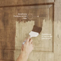 GoodHome Clear Satin Multi-surface Furniture Wood Varnish, 2.5L -Rust-Oleum Shop goodhome clear satin multi surface furniture wood varnish 2 5l5059340486604 02i