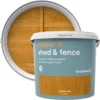 GoodHome Colour It Golden Oak Matt Fence & Shed Stain, 5L -Rust-Oleum Shop goodhome colour it golden oak matt fence shed stain 5l5036581088668 37c