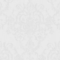 GoodHome Dovenby Grey Damask Silver Effect Textured Wallpaper -Rust-Oleum Shop goodhome dovenby grey damask silver effect textured wallpaper5059340410500 02c