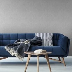 GoodHome Dovenby Grey Damask Silver Effect Textured Wallpaper -Rust-Oleum Shop goodhome dovenby grey damask silver effect textured wallpaper5059340410500 20i