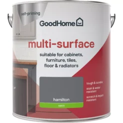 GoodHome Durable Hamilton Satin Multi-surface Paint, 2L -Rust-Oleum Shop goodhome durable hamilton satin multi surface paint 2l3663602586197 02c