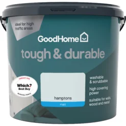 GoodHome Durable Hamptons Matt Emulsion Paint, 5L -Rust-Oleum Shop goodhome durable hamptons matt emulsion paint 5l3663602410126 02c