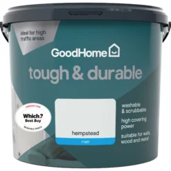 GoodHome Durable Hempstead Matt Emulsion Paint, 5L -Rust-Oleum Shop goodhome durable hempstead matt emulsion paint 5l3663602409403 02c