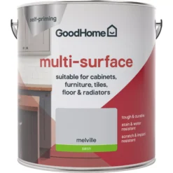 GoodHome Durable Melville Satin Multi-surface Paint, 2L -Rust-Oleum Shop goodhome durable melville satin multi surface paint 2l3663602586296 02c