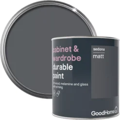GoodHome Durable Sedona Matt Cabinet & Wardrobe Paint, 750ml -Rust-Oleum Shop goodhome durable sedona matt cabinet wardrobe paint 750ml3663602583158 02bq