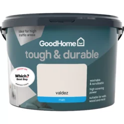 GoodHome Durable Valdez Matt Emulsion Paint, 2.5L -Rust-Oleum Shop goodhome durable valdez matt emulsion paint 2 5l3663602413066 02c