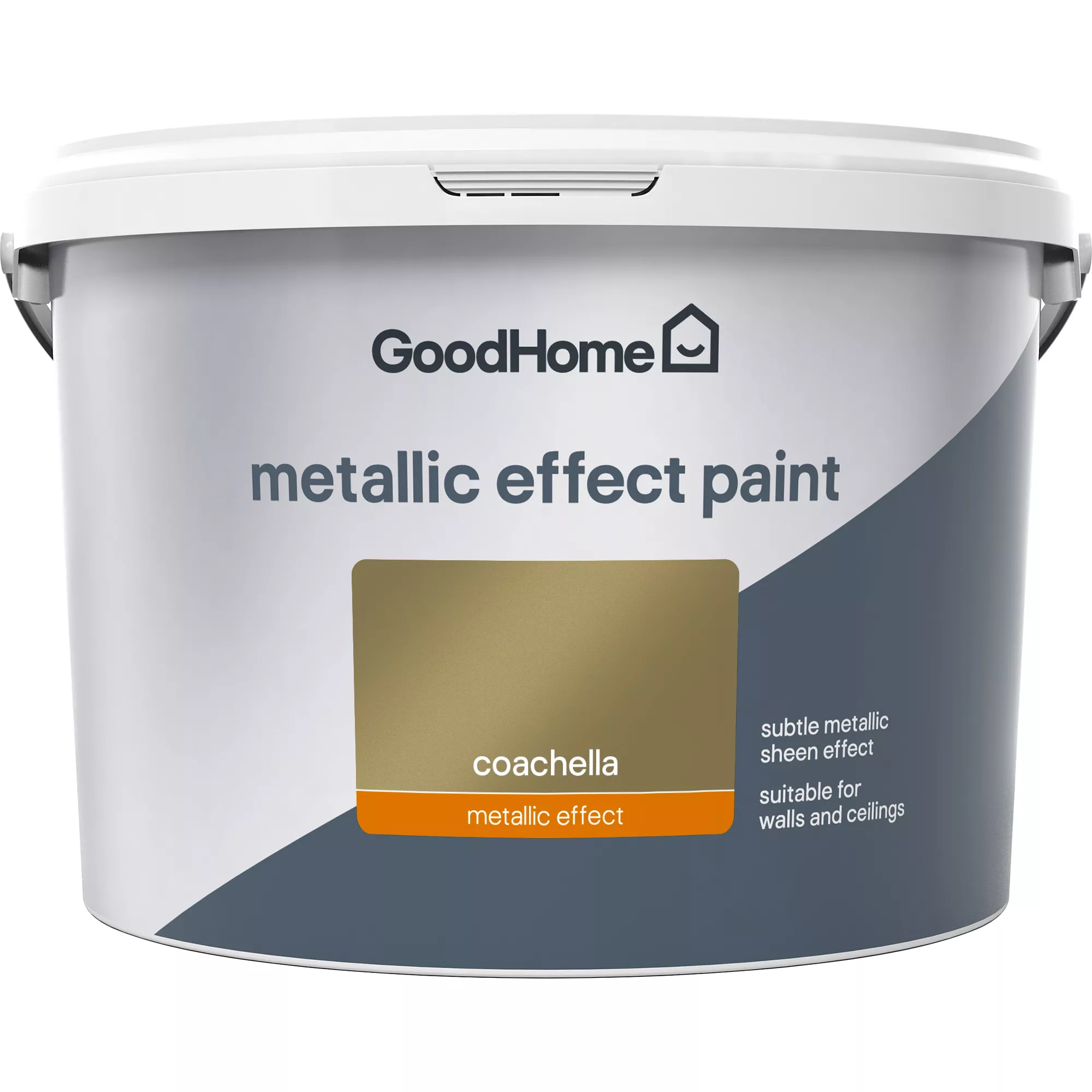 GoodHome Feature Wall Coachella Metallic Effect Emulsion Paint, 2L 4 GoodHome Feature Wall Coachella Metallic Effect Emulsion Paint, 2L - Image 2
