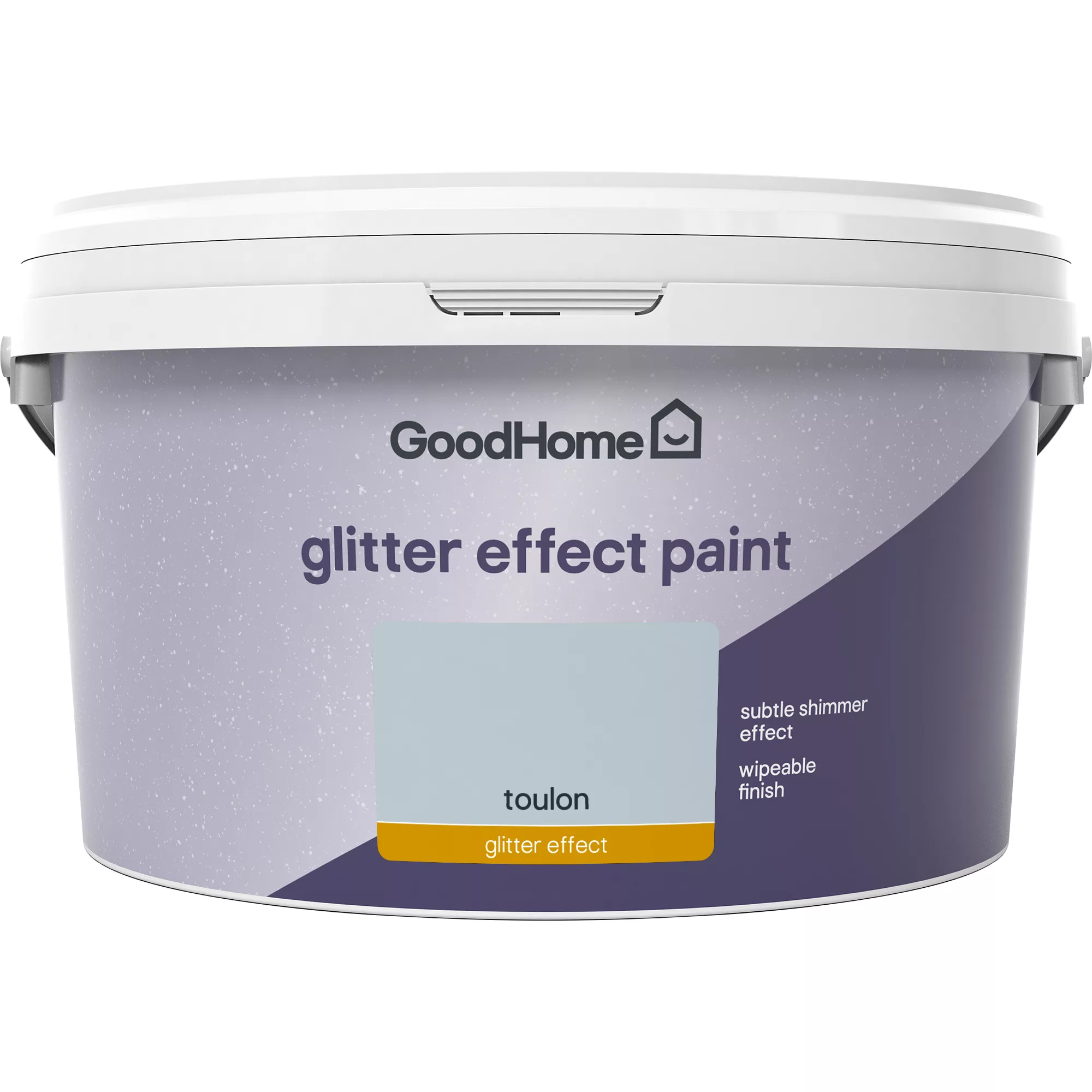 GoodHome Feature Walls Toulon Glitter Effect Emulsion Paint, 2L 4 GoodHome Feature Walls Toulon Glitter Effect Emulsion Paint, 2L - Image 2