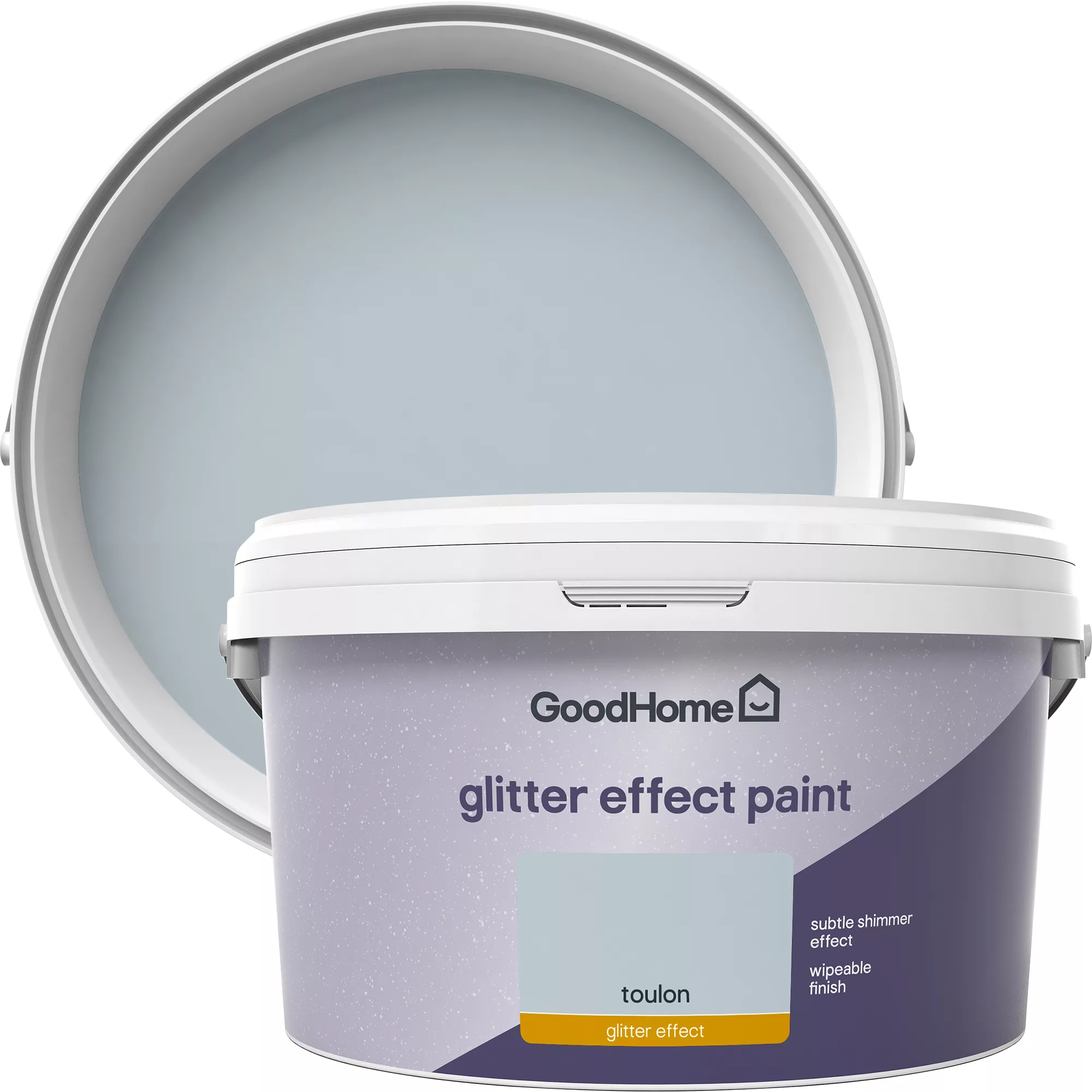 GoodHome Feature Walls Toulon Glitter Effect Emulsion Paint, 2L 3 GoodHome Feature Walls Toulon Glitter Effect Emulsion Paint, 2L