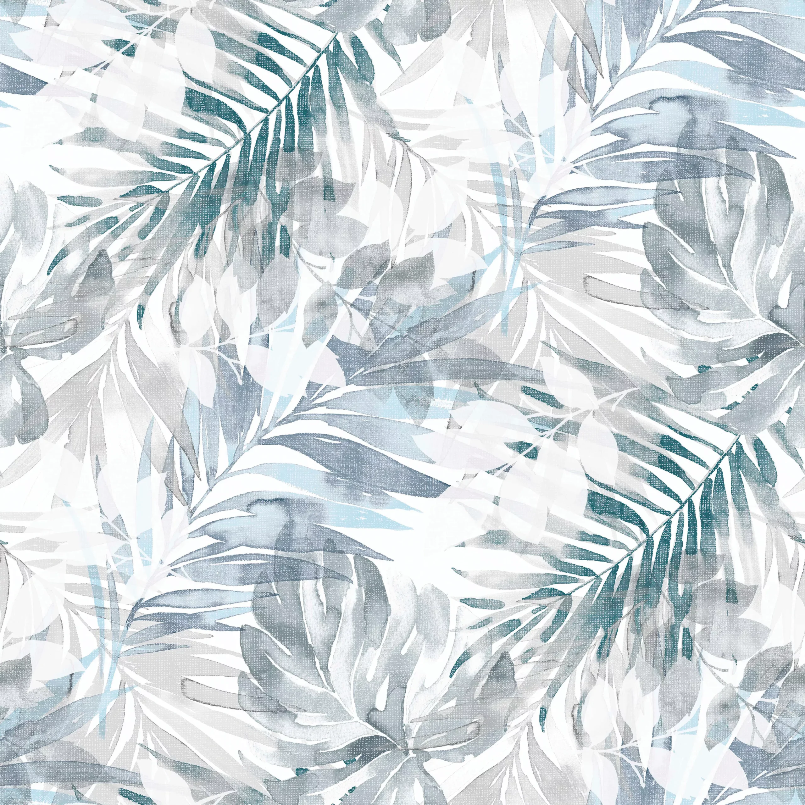 GoodHome Jarava Blue Leaves Textured Wallpaper 4 GoodHome Jarava Blue Leaves Textured Wallpaper - Image 2