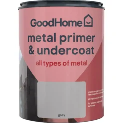 GoodHome Metal Grey Metal Primer & Undercoat, 750ml