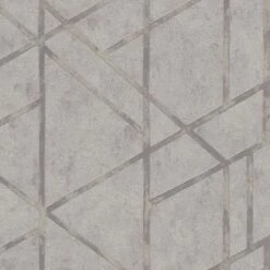 GoodHome Mirgan Light Grey Geometric Pearl Effect Textured Wallpaper -Rust-Oleum Shop goodhome mirgan light grey geometric pearl effect textured wallpaper5059340409719 38c