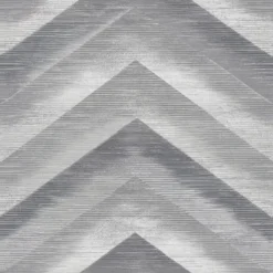 GoodHome Moone Grey Geometric Chevron Textured Wallpaper -Rust-Oleum Shop goodhome moone grey geometric chevron textured wallpaper5059340409771 36c