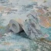 GoodHome Nivosa Teal Coloured Concrete Plaster Effect Embossed Wallpaper -Rust-Oleum Shop goodhome nivosa teal coloured concrete plaster effect embossed wallpaper3663602485735 01c