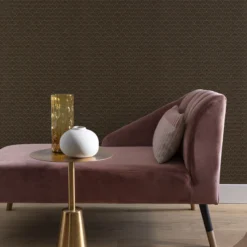 GoodHome Nosea Black Art Deco Fabric Effect Textured Wallpaper -Rust-Oleum Shop goodhome nosea black art deco fabric effect textured wallpaper5059340409870 01i